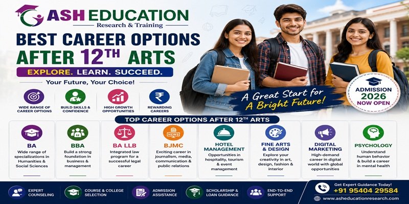 Best Career Options After 12th Arts
